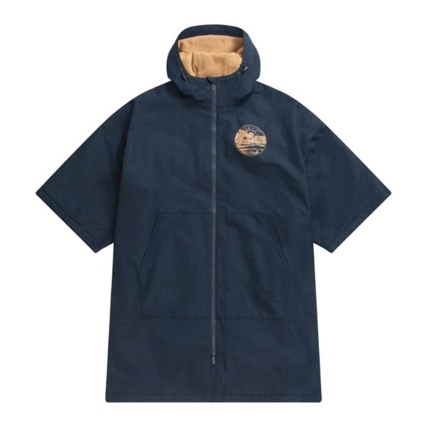 Animal Womens Misty Fleece Lined Recycled Parka - Navy