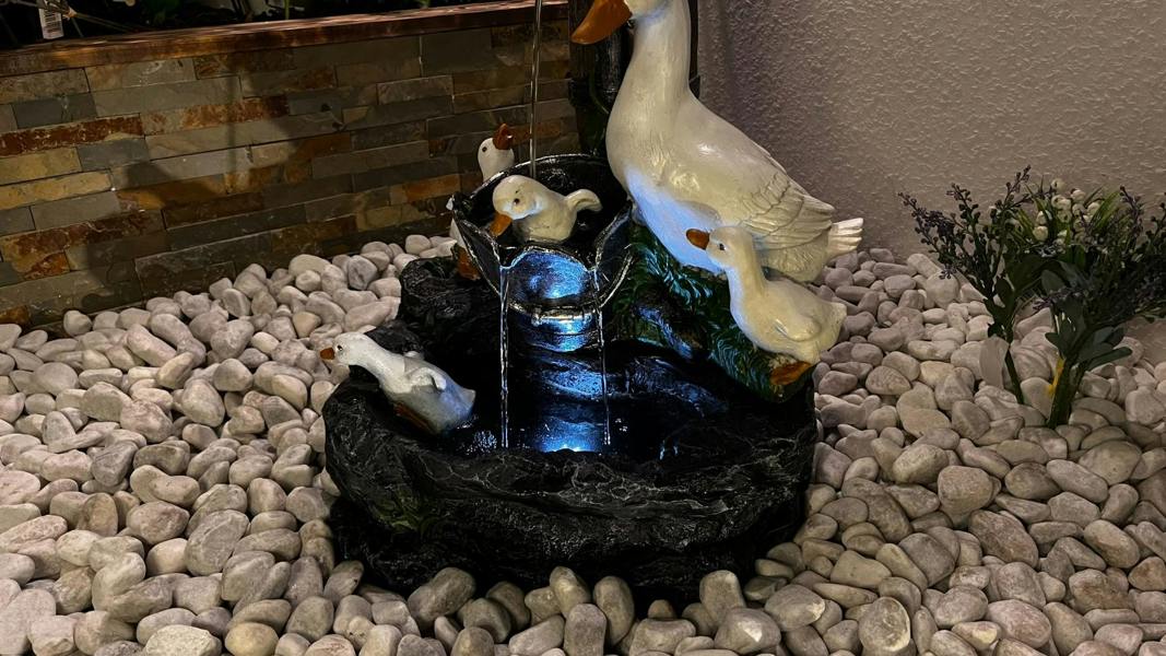 Tranquillity Water Features Duck Family Animal Fountain Water Feature