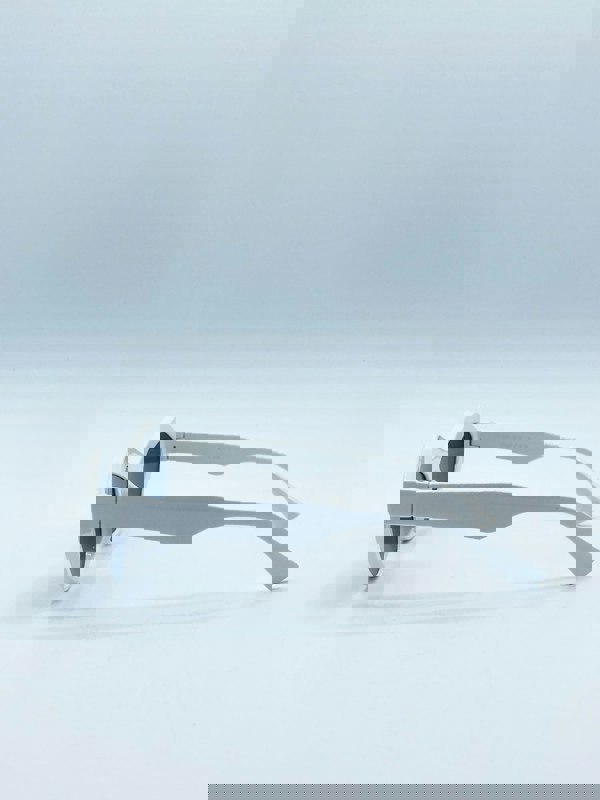 SVNX Angular Sunglasses in White