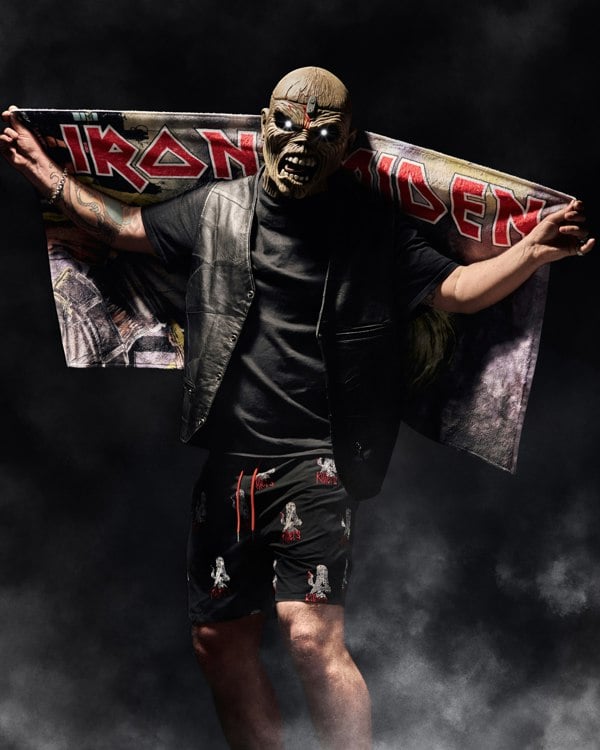 Boardies® X Iron Maiden Killers Mid Shorts Smoke