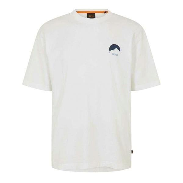 Boss Mens HBO Move Regular T-Shirt - White - 