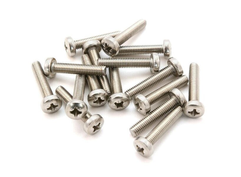 Fixaball M5 Machine Screws Pozi Pan A2 304 Stainless Steel