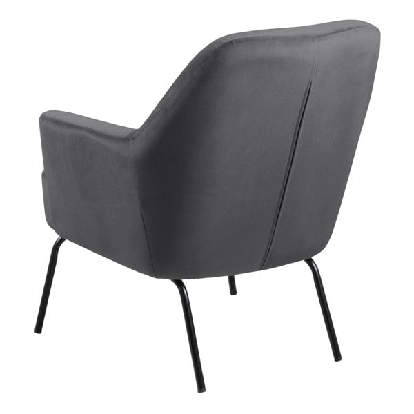 Furniture To Go Melissa Lounge Chair in Dark Grey