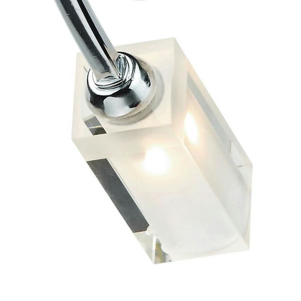 Pagazzi Lighting Icarus 6 Light Semi Flush Ceiling Light Polished Chrome