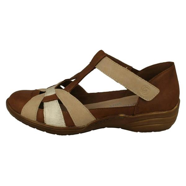 Remonte Ladies Remonte Cut Out Detailed Wide Fitting Summer Shoes R7601