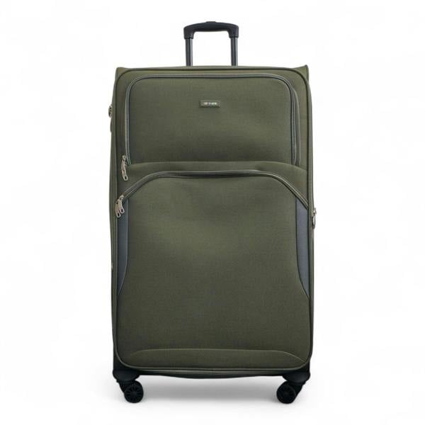 Infinity Luggage Expandable Soft 8 Wheel Lightweight Suitcase Luggage Travel Bags Set