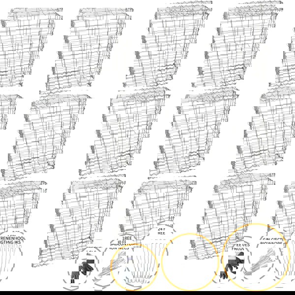 Monstershop Gabion Baskets 100 x 95 x 30cm / 6 Pack