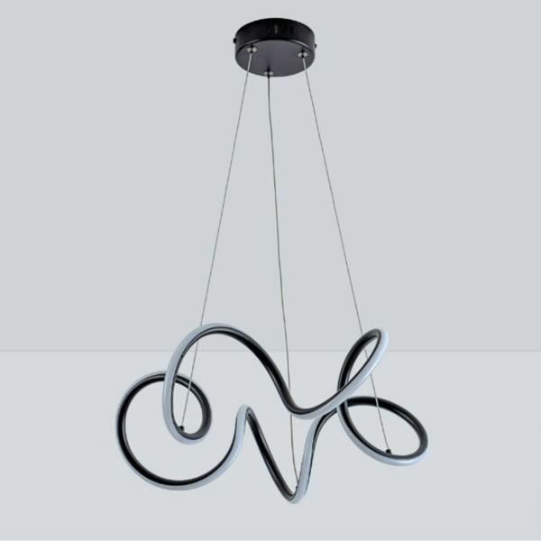 Pagazzi Lighting Aurielle Black LED Pendant Ceiling Light