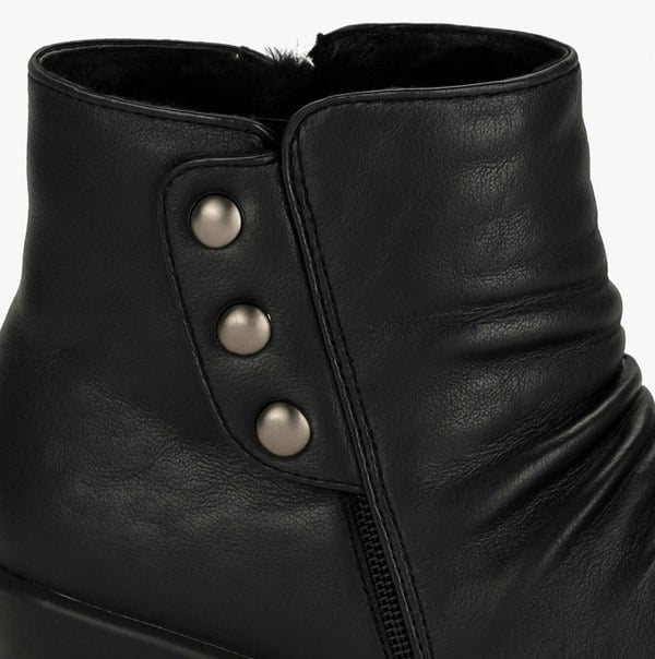 Boulevard L400A Ladies Boots Black