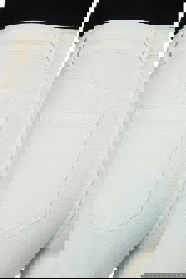 Paulo Due Womens High Waist Straight Leg Coloured Denim Jeans