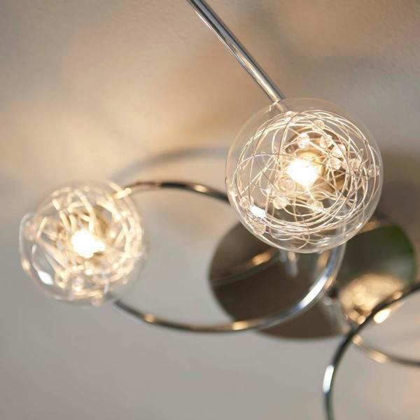 Pagazzi Lighting Jaymie 6-Light Chrome Semi-Flush Ceiling Light