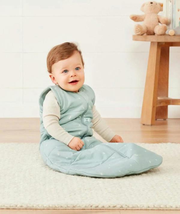 ergoPouch - Organic  Winter Jersey Sleeping Bag - Sage - 2.5 TOG