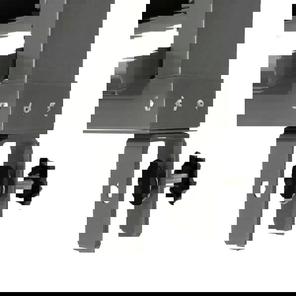 Gray manual hand wringer featuring a sturdy metal frame, adjustable knob, and durable construction for efficient water removal