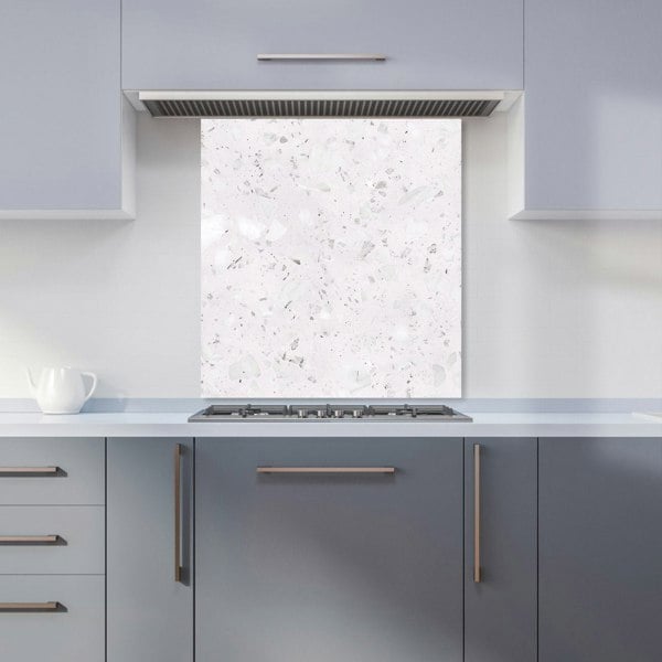 Warren Reed - Designer Icy White Quartz Effect Kitchen Splashback