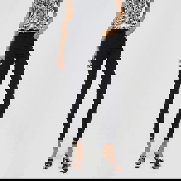 Brave Soul Black High Waist Skinny Jeans With Stretch - Black Image 1