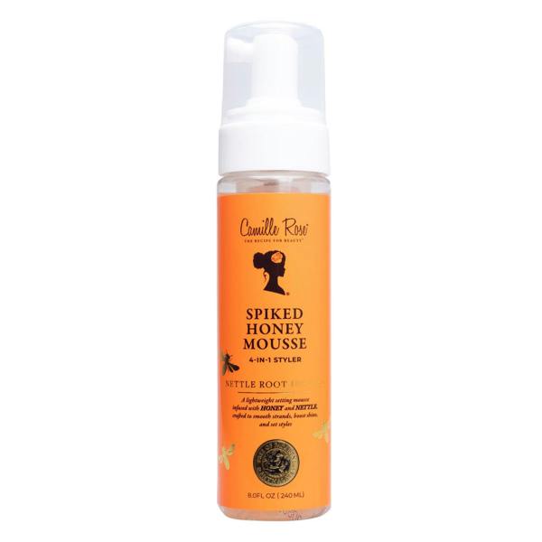 Lightweight mousse texture of Camille Rose Spiked Honey Curl Define Mousse