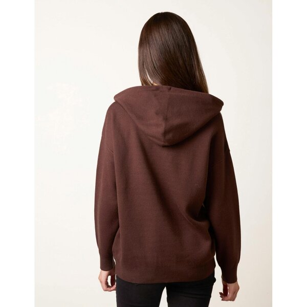 Blue Vanilla Hooded Sweatshirt With Heart Details