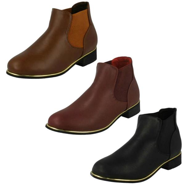 Spot On Girls Spot On Casual Mid Heel Ankle Boots