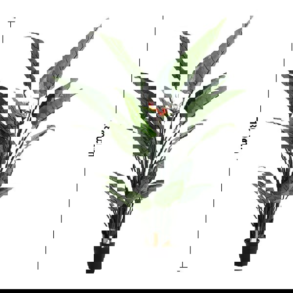 180cm Artificial Potted Bird of Paradise Palm Tree Living and Home