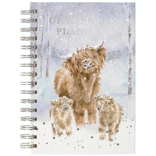 Wrendale Designs, Highland Cows Christmas Planner, Notebooks, Mixed Pages, Animals, Gift