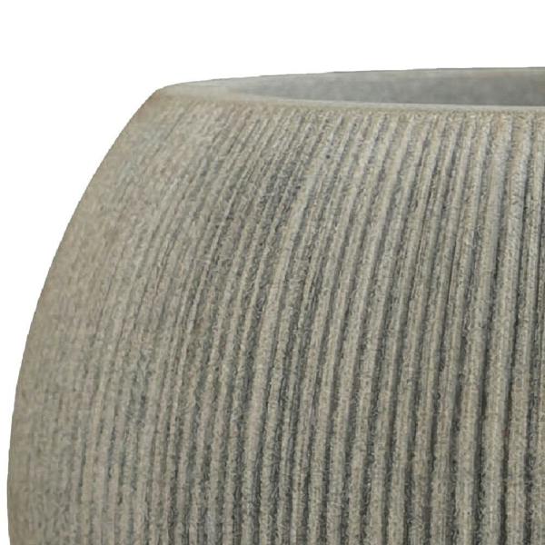Milan Round Ruffled Plant Pot 37 x 30cm, 23L - Sandstone