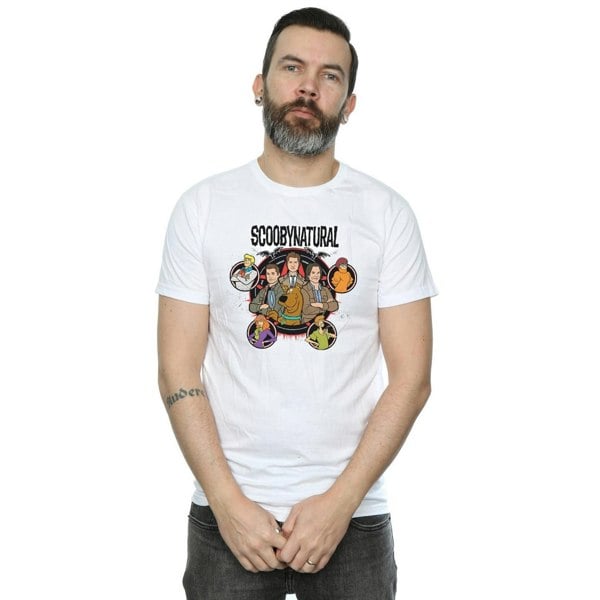 Scoobynatural Mens Characters Star T-Shirt - White