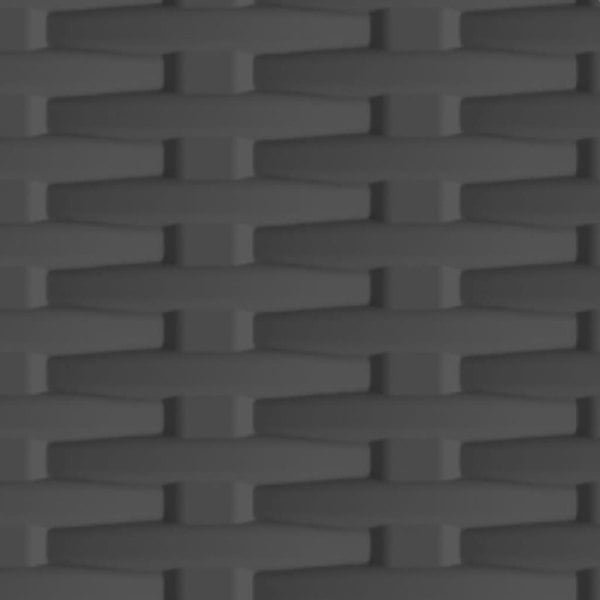 Berkfield Plastic Cabinet 68x39x171.5 cm Rattan Design