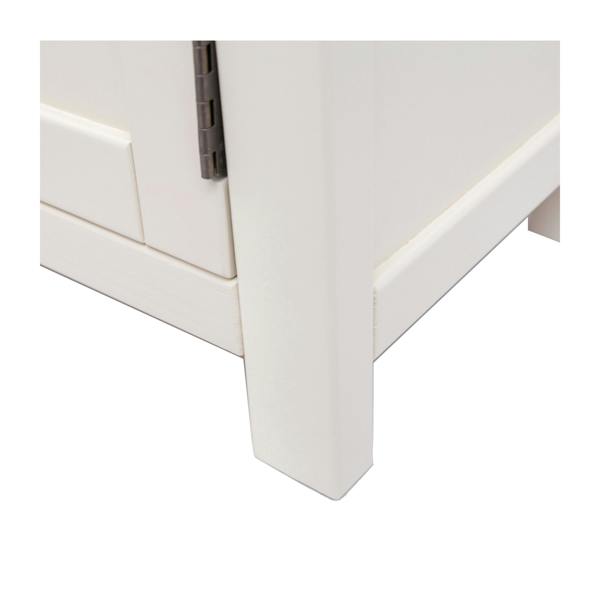 Cabinet Bits Maggiori Off White 3 Drawer 3 Door Sideboard Brass Knob