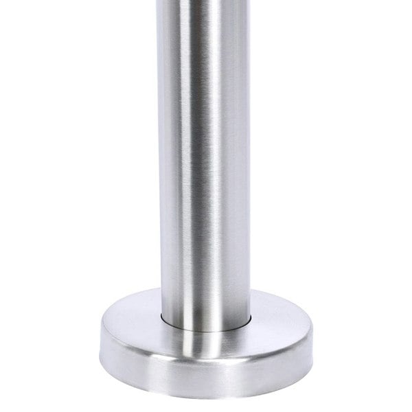 Silver Floor Mount Stainless Steel Handrail for Slopes and Stairs Living and Home