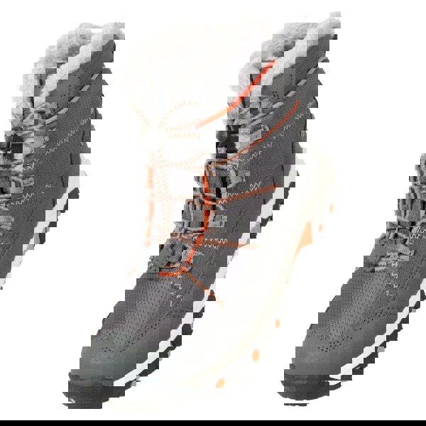 Mountain Warehouse Kids Comet Waterproof Snow Boots - Grey/Orange