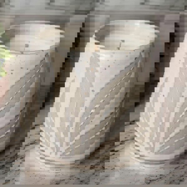 Ralph’s Orchard Hesperantha Detail Plant Pot | Sage Essential Oil Candle