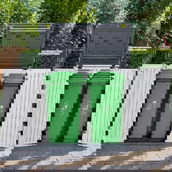 Outdoor Resin Storage Shed Living and Home 