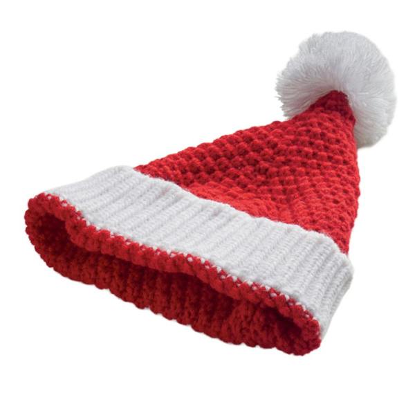 MidOcean Auriga Knitted Christmas Beanie - Red - 