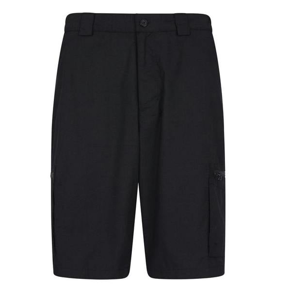 Mountain Warehouse Mens Trek Cargo Shorts - Black