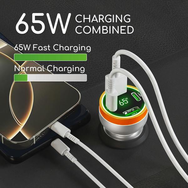 4-Port Fast Car Charger