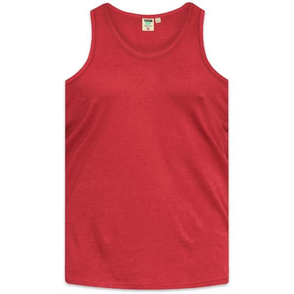 Duke Mens D555 Fabio 2 Kingsize Tank Top - Red