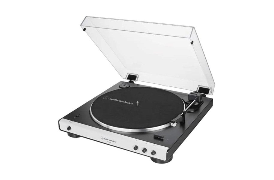 Audio Technica Audio-Technica LP60XBT Turntable, Bluetooth, White - Free Gift RRP £20!