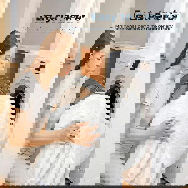 Lavio Memory Foam Mattress Topper King Bamboo Charcoal Cooling Gel 8cm Thick Washable