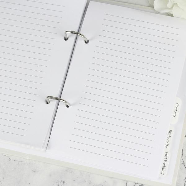 Personalised Photo Wedding Planner - product detail