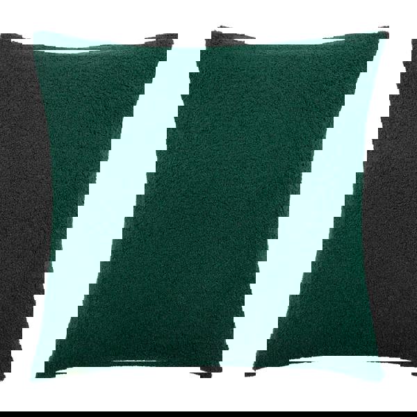 Furn Malham Fleece Square Cushion Cover - Emerald