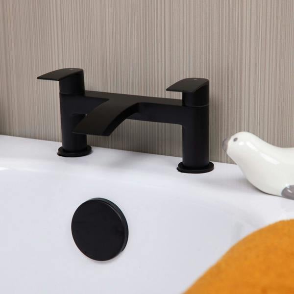 Flode Falun - Bath Filler - Matt Black
