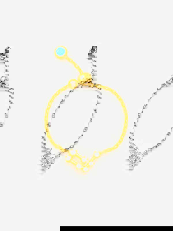 MUCHV Adjustable Constellation Chain Ring - Gold or Silver Plated