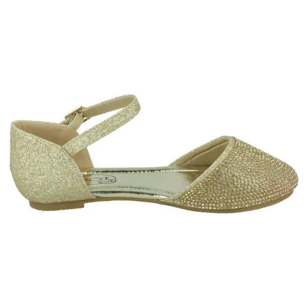 Spot On Girls Spot On Glittery Shoes H2617
