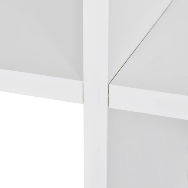 Berkfield Staircase Bookcase/Display Shelf 107 cm White