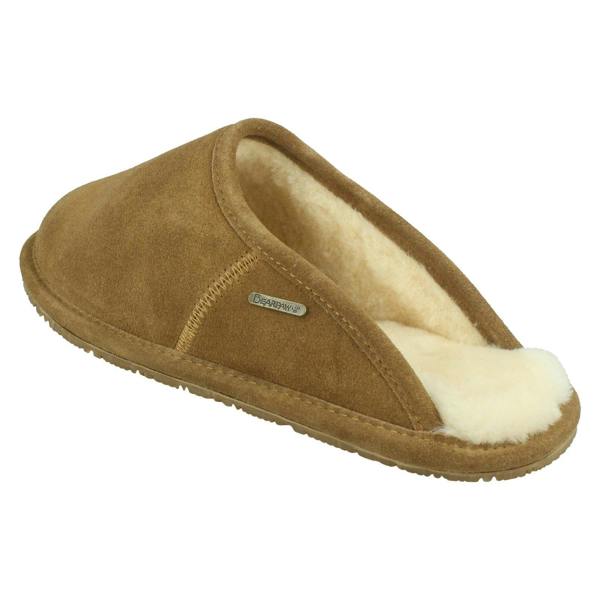 Bear Paw Mens Bear Paw Leather Mule Slippers Ori