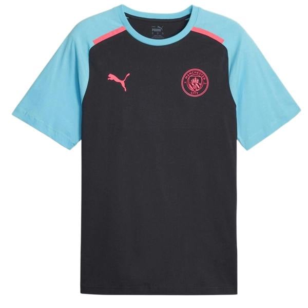 Puma Mens Manchester City FC T-Shirt - Dark Navy - 