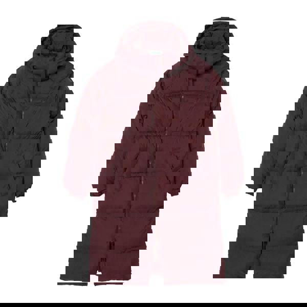 Lacoste Womens/Ladies Logo Oversized Down Jacket - Brown - 