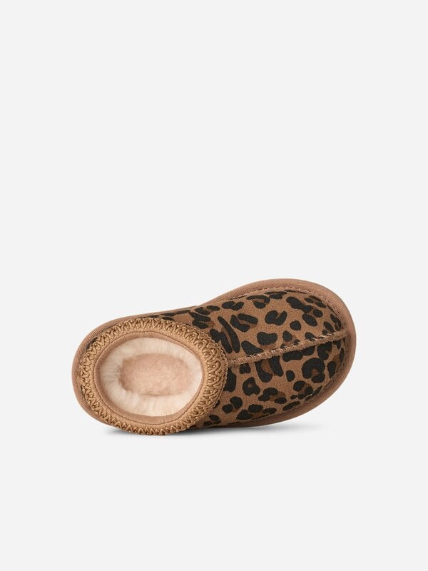 UGG Girls Tasman II Spotted Slippers in Brown