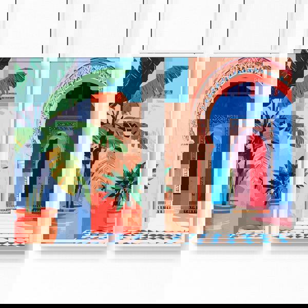 Hallway Wall Decor | Set of 2 Moroccan Inspired Wall art Prints