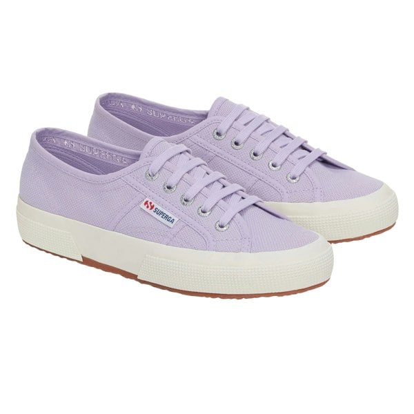 Superga Unisex Adult 2750 Cotu Classic Vegan Trainers - Avorio/Violet Lilla